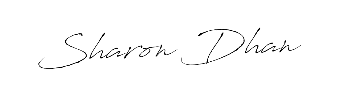 How to make Sharon Dhan signature? Antro_Vectra is a professional autograph style. Create handwritten signature for Sharon Dhan name. Sharon Dhan signature style 6 images and pictures png