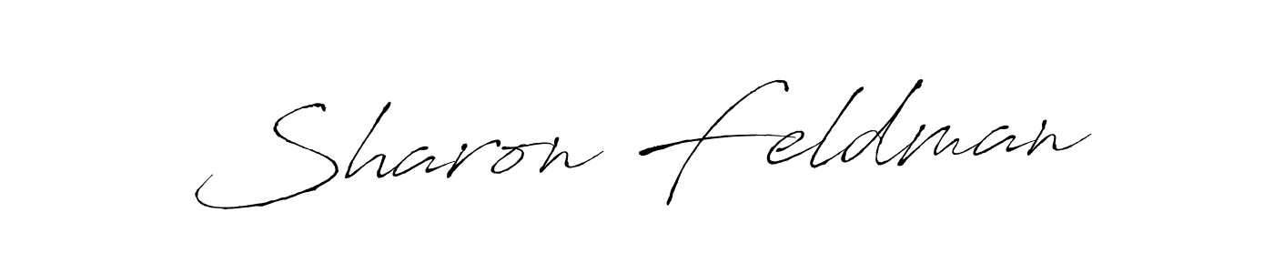 Similarly Antro_Vectra is the best handwritten signature design. Signature creator online .You can use it as an online autograph creator for name Sharon Feldman. Sharon Feldman signature style 6 images and pictures png