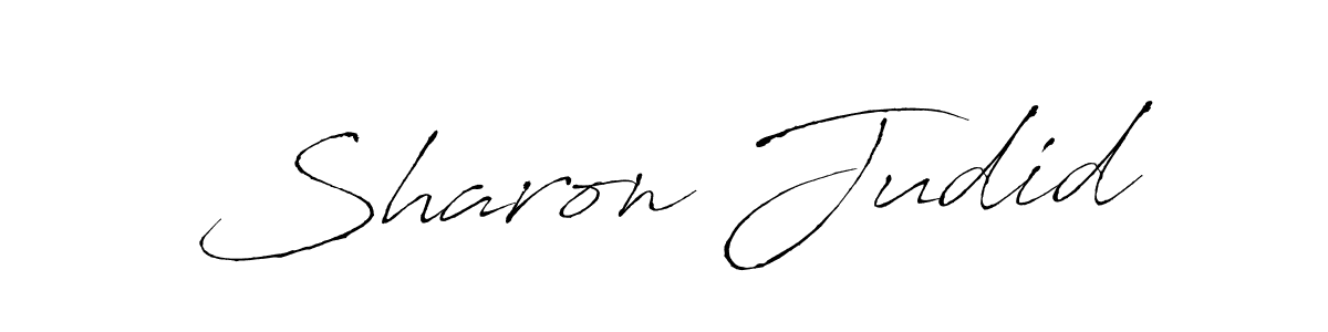 You should practise on your own different ways (Antro_Vectra) to write your name (Sharon Judid) in signature. don't let someone else do it for you. Sharon Judid signature style 6 images and pictures png