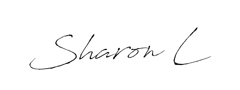 You should practise on your own different ways (Antro_Vectra) to write your name (Sharon L) in signature. don't let someone else do it for you. Sharon L signature style 6 images and pictures png