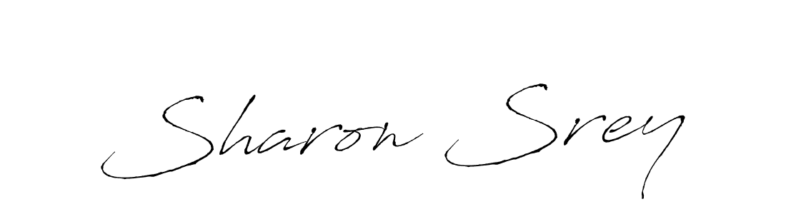 Design your own signature with our free online signature maker. With this signature software, you can create a handwritten (Antro_Vectra) signature for name Sharon Srey. Sharon Srey signature style 6 images and pictures png