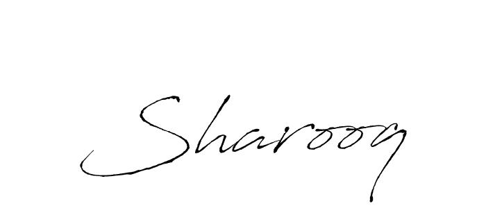 Make a beautiful signature design for name Sharooq. With this signature (Antro_Vectra) style, you can create a handwritten signature for free. Sharooq signature style 6 images and pictures png
