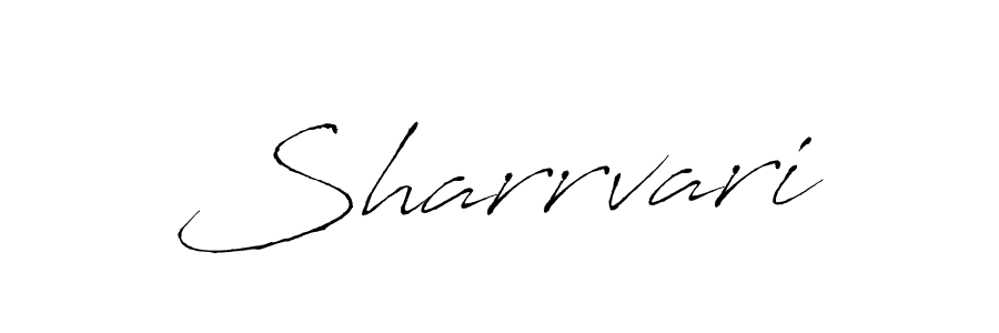 Create a beautiful signature design for name Sharrvari. With this signature (Antro_Vectra) fonts, you can make a handwritten signature for free. Sharrvari signature style 6 images and pictures png