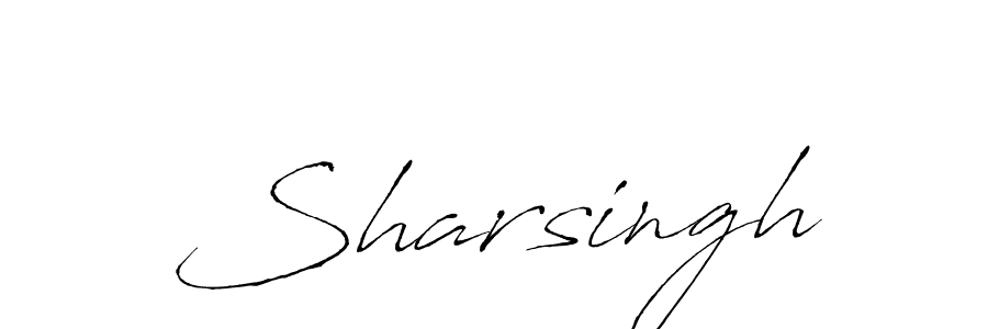 The best way (Antro_Vectra) to make a short signature is to pick only two or three words in your name. The name Sharsingh include a total of six letters. For converting this name. Sharsingh signature style 6 images and pictures png