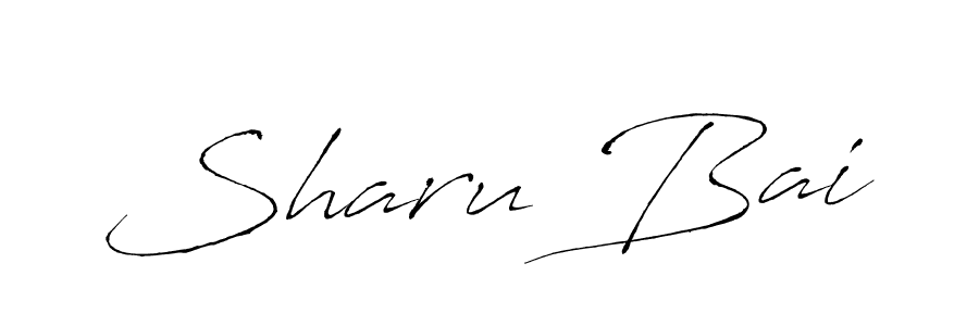 Similarly Antro_Vectra is the best handwritten signature design. Signature creator online .You can use it as an online autograph creator for name Sharu Bai. Sharu Bai signature style 6 images and pictures png