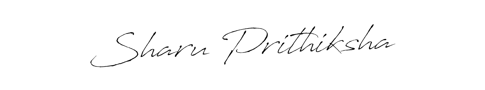 It looks lik you need a new signature style for name Sharu Prithiksha. Design unique handwritten (Antro_Vectra) signature with our free signature maker in just a few clicks. Sharu Prithiksha signature style 6 images and pictures png