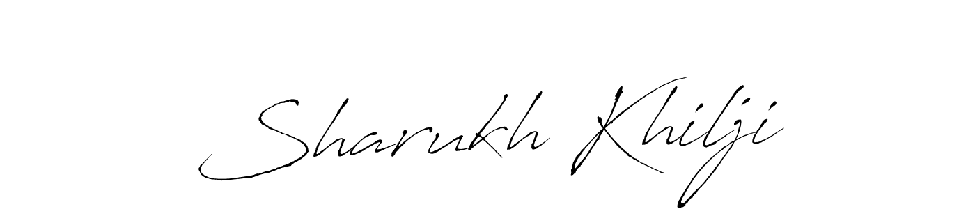 Sharukh Khilji stylish signature style. Best Handwritten Sign (Antro_Vectra) for my name. Handwritten Signature Collection Ideas for my name Sharukh Khilji. Sharukh Khilji signature style 6 images and pictures png