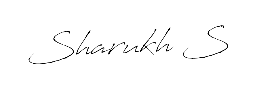 How to Draw Sharukh S signature style? Antro_Vectra is a latest design signature styles for name Sharukh S. Sharukh S signature style 6 images and pictures png