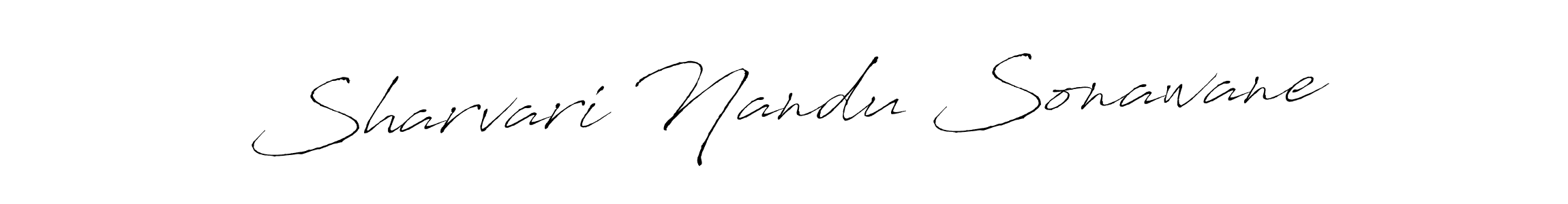 This is the best signature style for the Sharvari Nandu Sonawane name. Also you like these signature font (Antro_Vectra). Mix name signature. Sharvari Nandu Sonawane signature style 6 images and pictures png