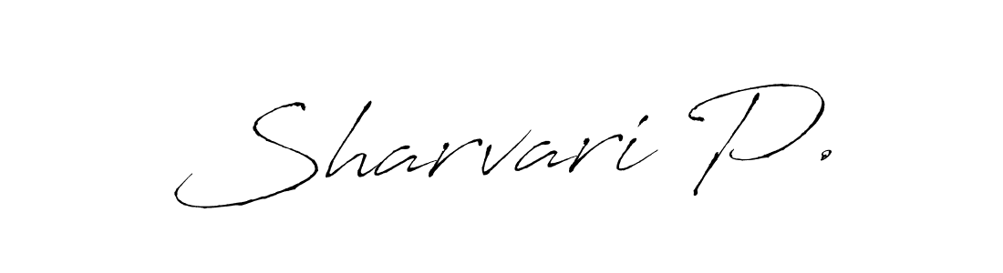 It looks lik you need a new signature style for name Sharvari P.. Design unique handwritten (Antro_Vectra) signature with our free signature maker in just a few clicks. Sharvari P. signature style 6 images and pictures png