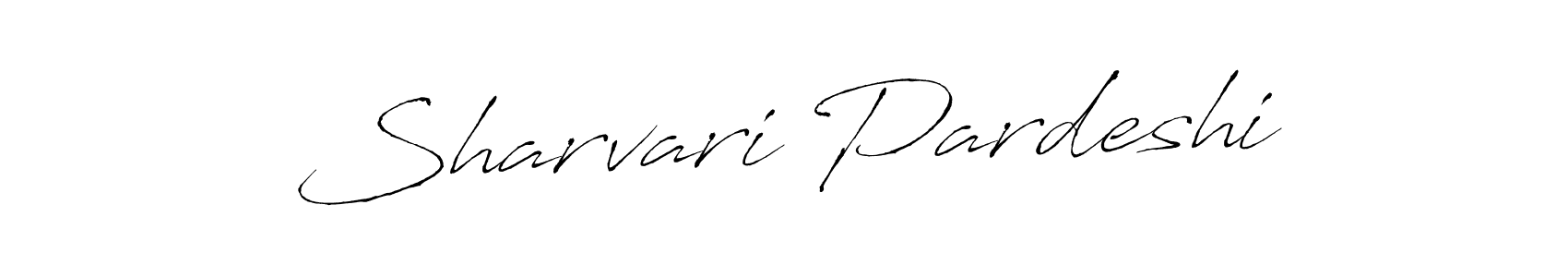 Design your own signature with our free online signature maker. With this signature software, you can create a handwritten (Antro_Vectra) signature for name Sharvari Pardeshi. Sharvari Pardeshi signature style 6 images and pictures png