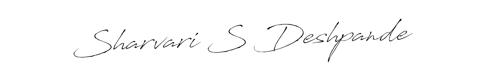 It looks lik you need a new signature style for name Sharvari S Deshpande. Design unique handwritten (Antro_Vectra) signature with our free signature maker in just a few clicks. Sharvari S Deshpande signature style 6 images and pictures png