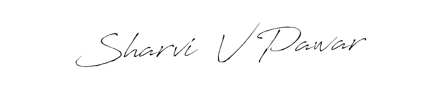 Make a beautiful signature design for name Sharvi  V Pawar. Use this online signature maker to create a handwritten signature for free. Sharvi  V Pawar signature style 6 images and pictures png