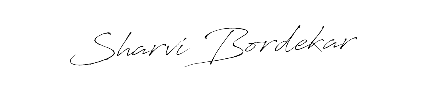 This is the best signature style for the Sharvi Bordekar name. Also you like these signature font (Antro_Vectra). Mix name signature. Sharvi Bordekar signature style 6 images and pictures png