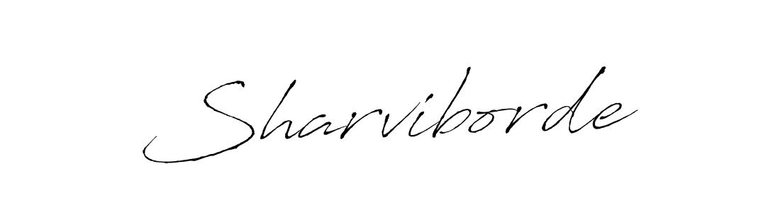 You should practise on your own different ways (Antro_Vectra) to write your name (Sharviborde) in signature. don't let someone else do it for you. Sharviborde signature style 6 images and pictures png