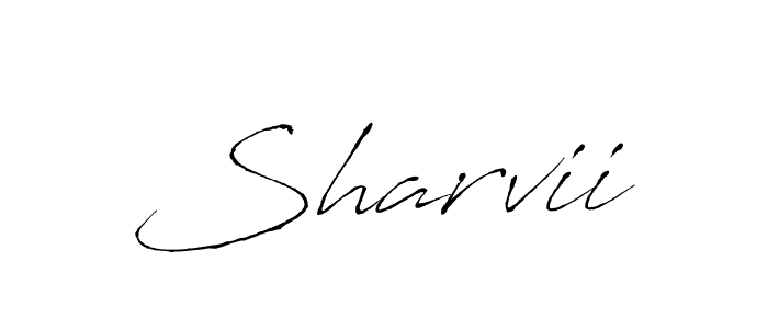 Once you've used our free online signature maker to create your best signature Antro_Vectra style, it's time to enjoy all of the benefits that Sharvii name signing documents. Sharvii signature style 6 images and pictures png