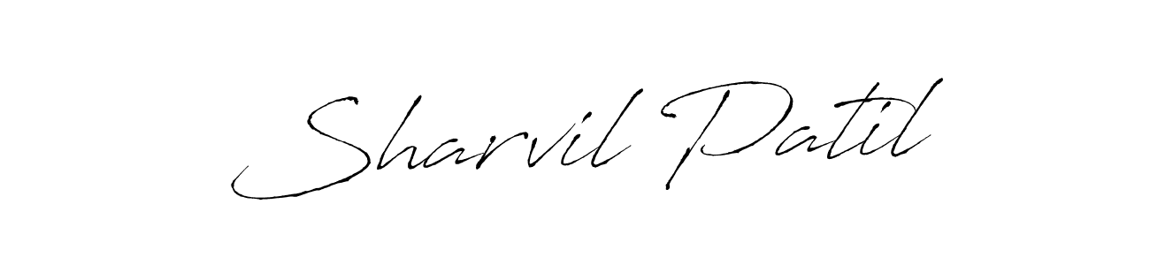 Make a beautiful signature design for name Sharvil Patil. Use this online signature maker to create a handwritten signature for free. Sharvil Patil signature style 6 images and pictures png