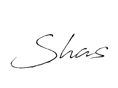 Design your own signature with our free online signature maker. With this signature software, you can create a handwritten (Antro_Vectra) signature for name Shas. Shas signature style 6 images and pictures png