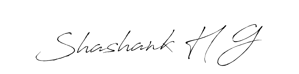 Also we have Shashank H G name is the best signature style. Create professional handwritten signature collection using Antro_Vectra autograph style. Shashank H G signature style 6 images and pictures png