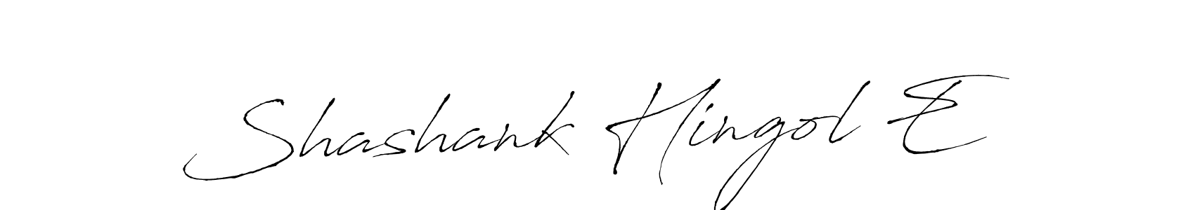 You can use this online signature creator to create a handwritten signature for the name Shashank Hingol E. This is the best online autograph maker. Shashank Hingol E signature style 6 images and pictures png