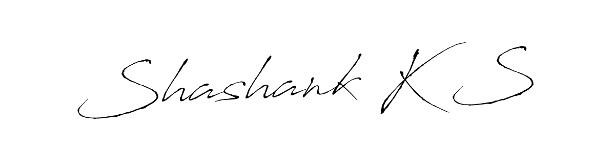 Antro_Vectra is a professional signature style that is perfect for those who want to add a touch of class to their signature. It is also a great choice for those who want to make their signature more unique. Get Shashank K S name to fancy signature for free. Shashank K S signature style 6 images and pictures png