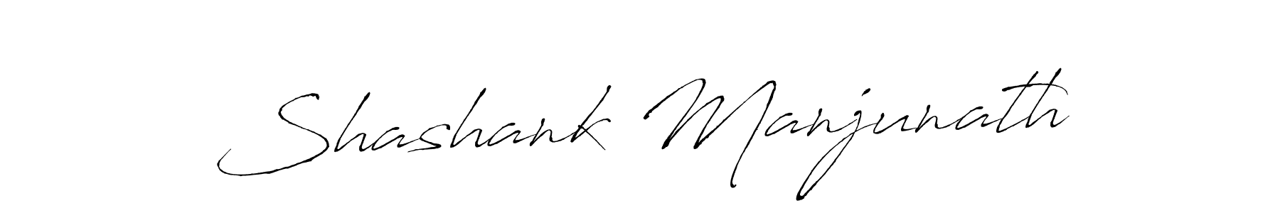 Make a beautiful signature design for name Shashank Manjunath. With this signature (Antro_Vectra) style, you can create a handwritten signature for free. Shashank Manjunath signature style 6 images and pictures png