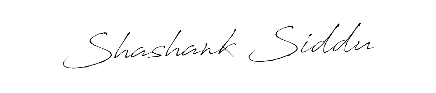 Create a beautiful signature design for name Shashank Siddu. With this signature (Antro_Vectra) fonts, you can make a handwritten signature for free. Shashank Siddu signature style 6 images and pictures png