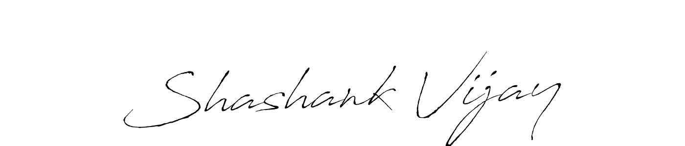 Use a signature maker to create a handwritten signature online. With this signature software, you can design (Antro_Vectra) your own signature for name Shashank Vijay. Shashank Vijay signature style 6 images and pictures png