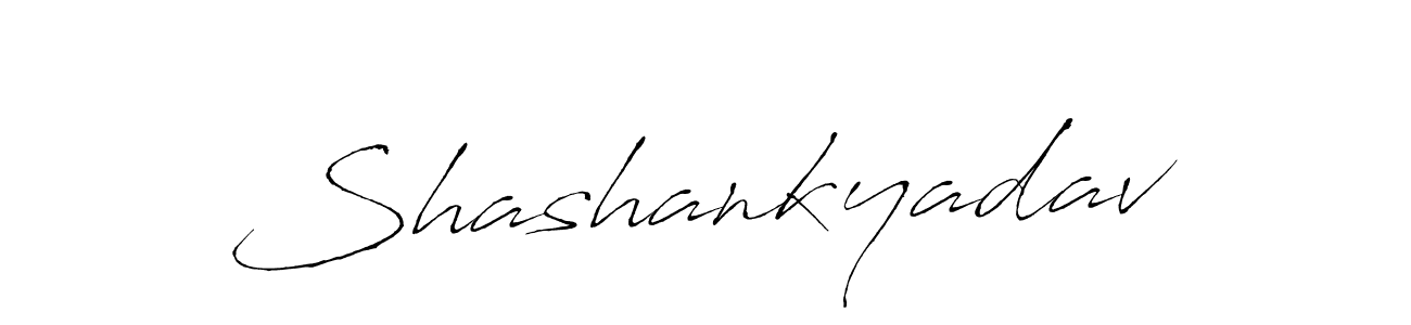 Make a beautiful signature design for name Shashankyadav. With this signature (Antro_Vectra) style, you can create a handwritten signature for free. Shashankyadav signature style 6 images and pictures png