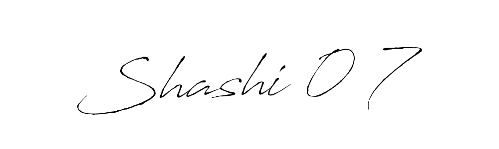 How to Draw Shashi 0 7 signature style? Antro_Vectra is a latest design signature styles for name Shashi 0 7. Shashi 0 7 signature style 6 images and pictures png
