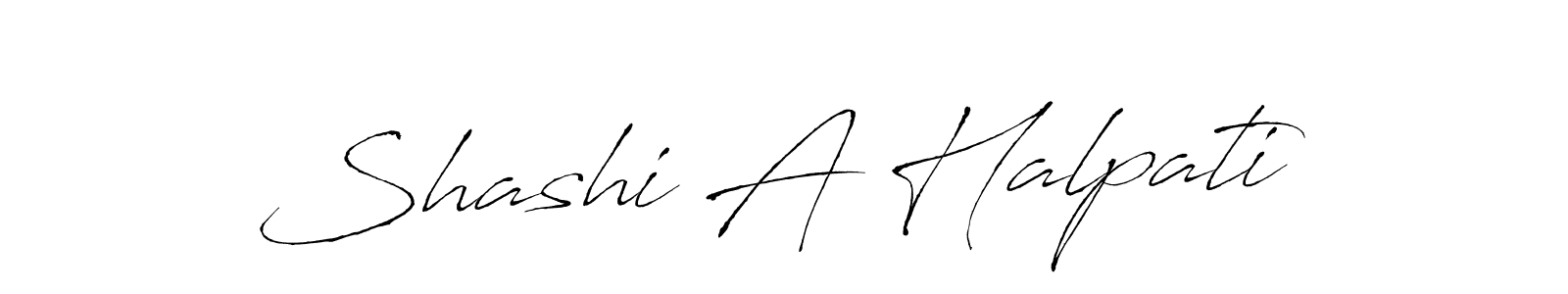 You can use this online signature creator to create a handwritten signature for the name Shashi A Halpati. This is the best online autograph maker. Shashi A Halpati signature style 6 images and pictures png