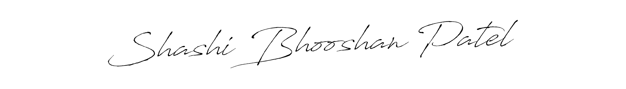 Antro_Vectra is a professional signature style that is perfect for those who want to add a touch of class to their signature. It is also a great choice for those who want to make their signature more unique. Get Shashi Bhooshan Patel name to fancy signature for free. Shashi Bhooshan Patel signature style 6 images and pictures png