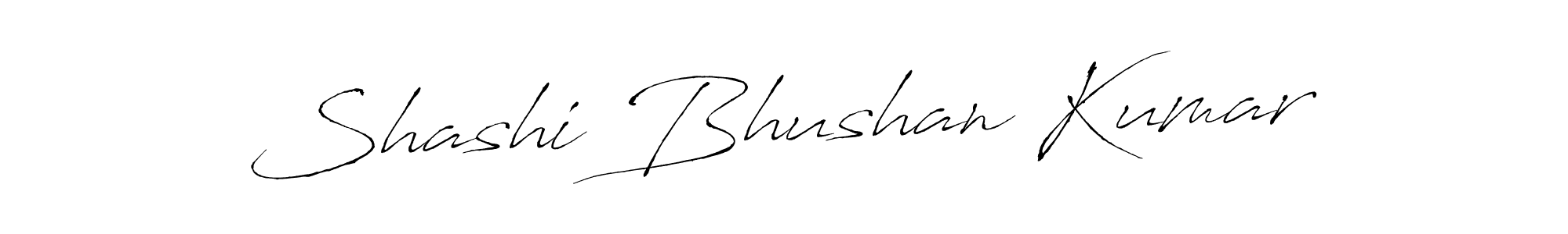 How to make Shashi Bhushan Kumar signature? Antro_Vectra is a professional autograph style. Create handwritten signature for Shashi Bhushan Kumar name. Shashi Bhushan Kumar signature style 6 images and pictures png