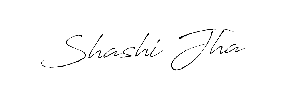 Design your own signature with our free online signature maker. With this signature software, you can create a handwritten (Antro_Vectra) signature for name Shashi Jha. Shashi Jha signature style 6 images and pictures png