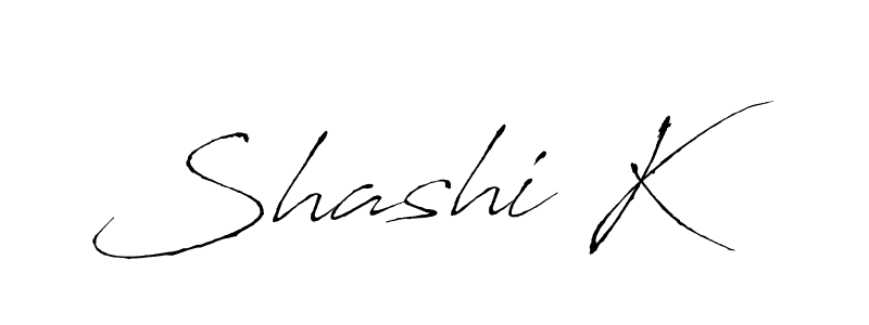 if you are searching for the best signature style for your name Shashi K. so please give up your signature search. here we have designed multiple signature styles  using Antro_Vectra. Shashi K signature style 6 images and pictures png