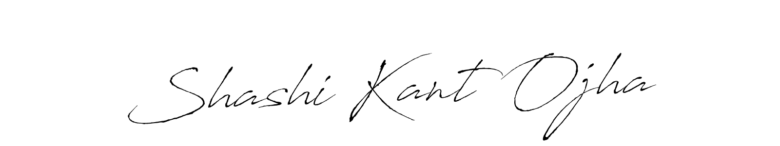 How to make Shashi Kant Ojha name signature. Use Antro_Vectra style for creating short signs online. This is the latest handwritten sign. Shashi Kant Ojha signature style 6 images and pictures png