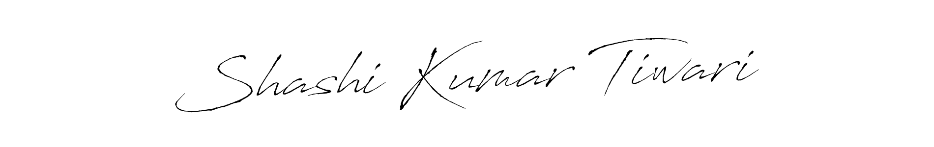 How to make Shashi Kumar Tiwari name signature. Use Antro_Vectra style for creating short signs online. This is the latest handwritten sign. Shashi Kumar Tiwari signature style 6 images and pictures png