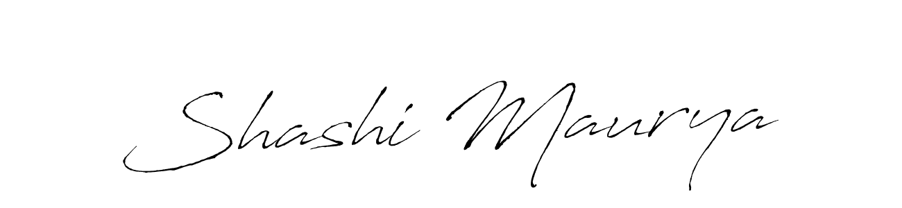Also we have Shashi Maurya name is the best signature style. Create professional handwritten signature collection using Antro_Vectra autograph style. Shashi Maurya signature style 6 images and pictures png
