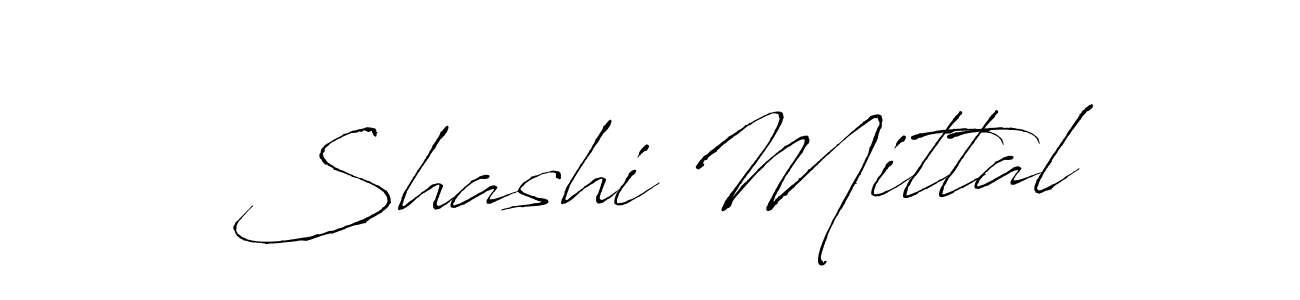 Antro_Vectra is a professional signature style that is perfect for those who want to add a touch of class to their signature. It is also a great choice for those who want to make their signature more unique. Get Shashi Mittal name to fancy signature for free. Shashi Mittal signature style 6 images and pictures png