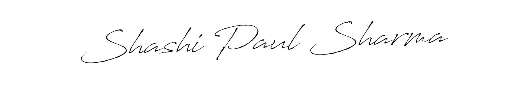 How to make Shashi Paul Sharma name signature. Use Antro_Vectra style for creating short signs online. This is the latest handwritten sign. Shashi Paul Sharma signature style 6 images and pictures png