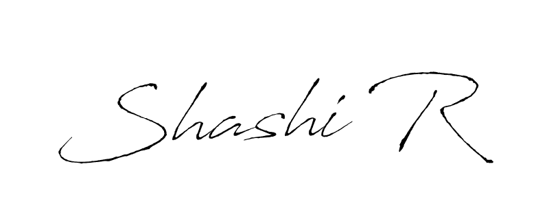 Use a signature maker to create a handwritten signature online. With this signature software, you can design (Antro_Vectra) your own signature for name Shashi R. Shashi R signature style 6 images and pictures png