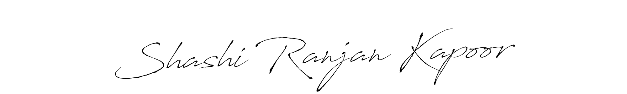 Design your own signature with our free online signature maker. With this signature software, you can create a handwritten (Antro_Vectra) signature for name Shashi Ranjan Kapoor. Shashi Ranjan Kapoor signature style 6 images and pictures png