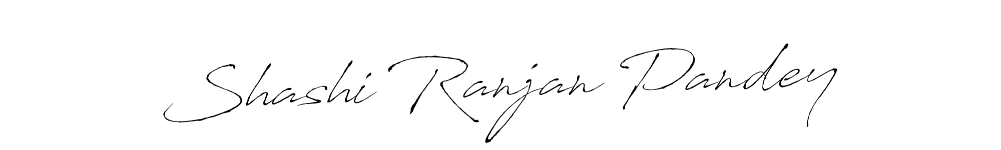Shashi Ranjan Pandey stylish signature style. Best Handwritten Sign (Antro_Vectra) for my name. Handwritten Signature Collection Ideas for my name Shashi Ranjan Pandey. Shashi Ranjan Pandey signature style 6 images and pictures png