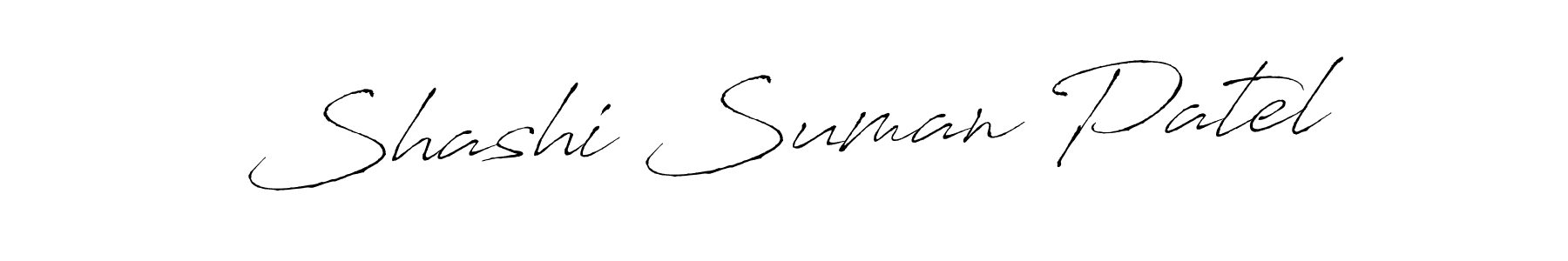Make a beautiful signature design for name Shashi Suman Patel. Use this online signature maker to create a handwritten signature for free. Shashi Suman Patel signature style 6 images and pictures png