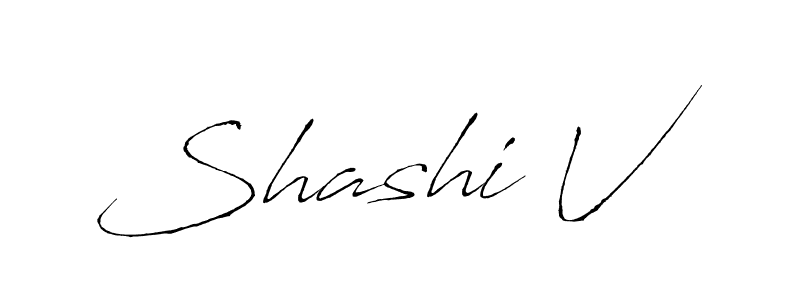 How to Draw Shashi V signature style? Antro_Vectra is a latest design signature styles for name Shashi V. Shashi V signature style 6 images and pictures png