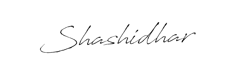 Create a beautiful signature design for name Shashidhar. With this signature (Antro_Vectra) fonts, you can make a handwritten signature for free. Shashidhar signature style 6 images and pictures png