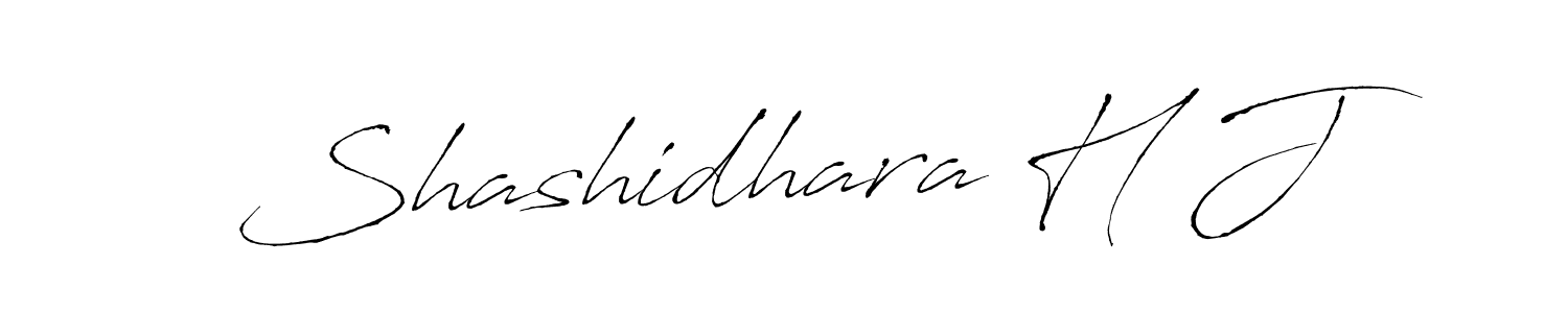 Make a beautiful signature design for name Shashidhara H J. With this signature (Antro_Vectra) style, you can create a handwritten signature for free. Shashidhara H J signature style 6 images and pictures png