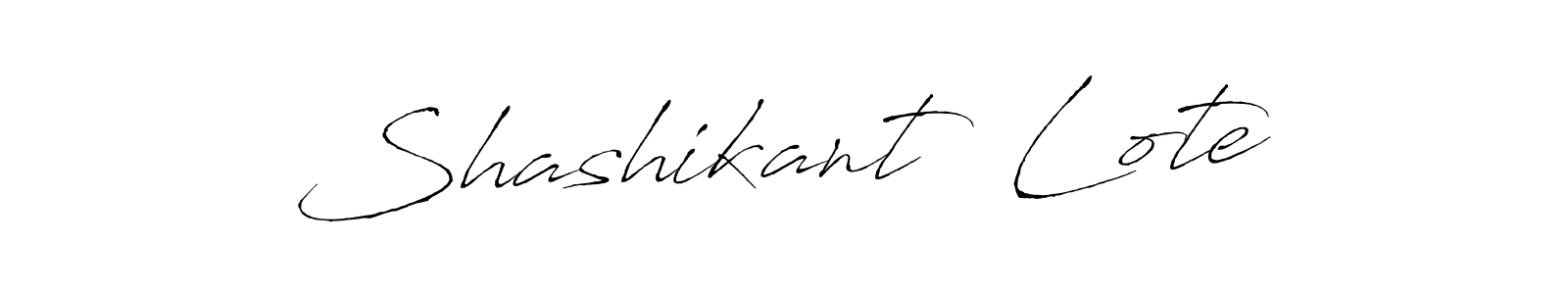 Use a signature maker to create a handwritten signature online. With this signature software, you can design (Antro_Vectra) your own signature for name Shashikant  Lote. Shashikant  Lote signature style 6 images and pictures png