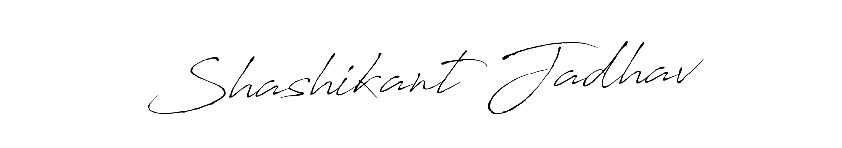 This is the best signature style for the Shashikant Jadhav name. Also you like these signature font (Antro_Vectra). Mix name signature. Shashikant Jadhav signature style 6 images and pictures png