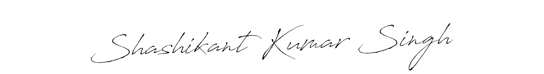Antro_Vectra is a professional signature style that is perfect for those who want to add a touch of class to their signature. It is also a great choice for those who want to make their signature more unique. Get Shashikant Kumar Singh name to fancy signature for free. Shashikant Kumar Singh signature style 6 images and pictures png